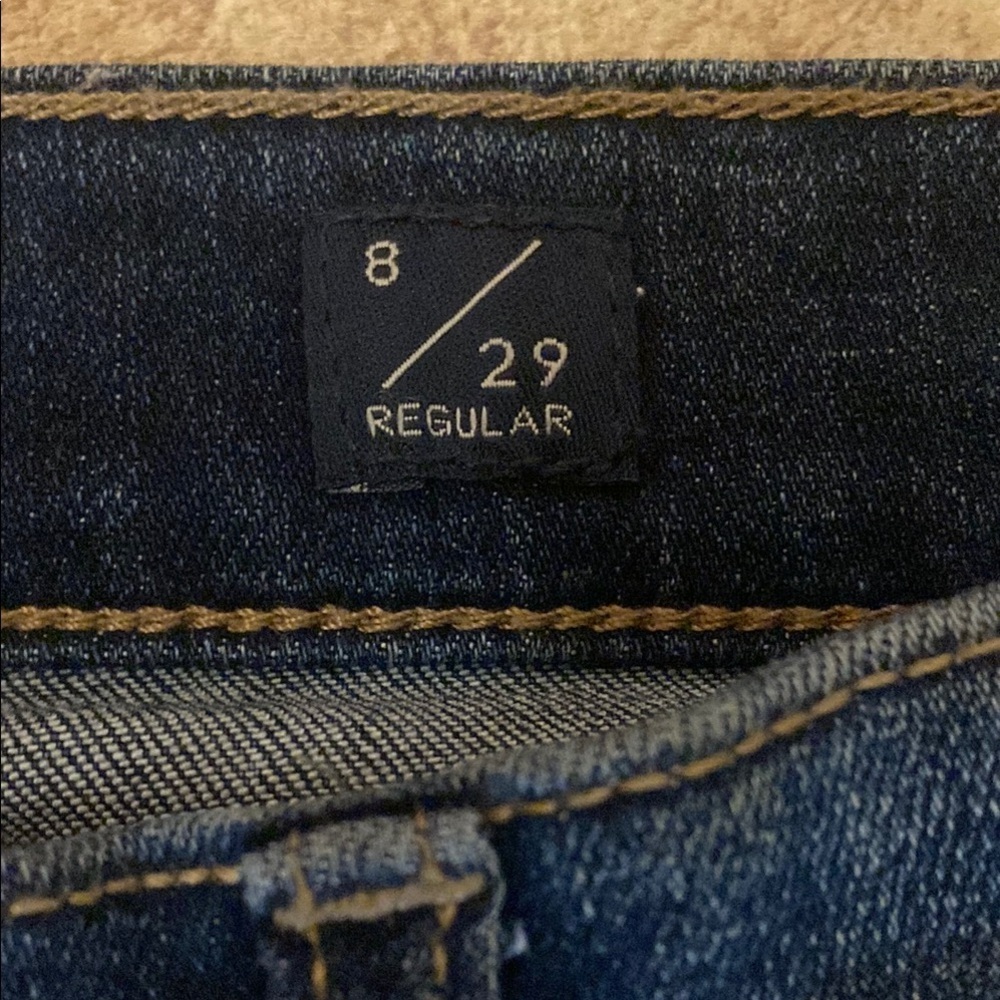 Lucky Brand Ava Mid Rise Size 8 Jeans with Rich Indigo Finish - Picture 4 of 11